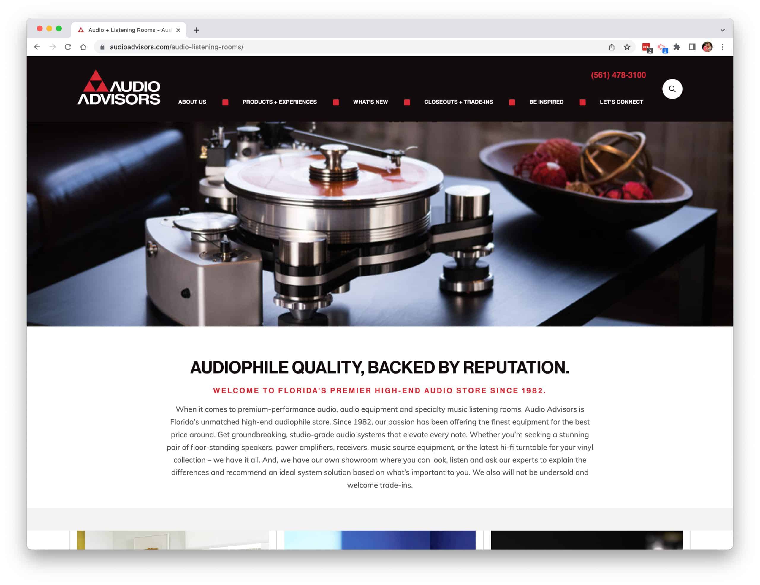 Audio Advisors Listening Rooms